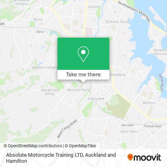 Absolute Motorcycle Training LTD map