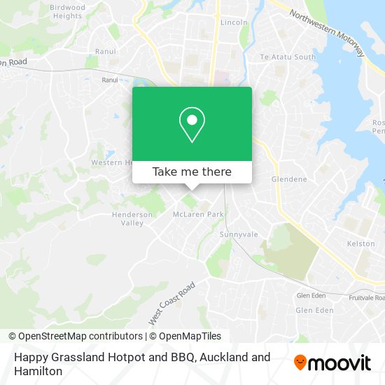 Happy Grassland Hotpot and BBQ map