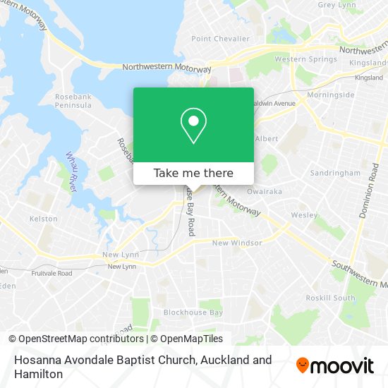 Hosanna Avondale Baptist Church map