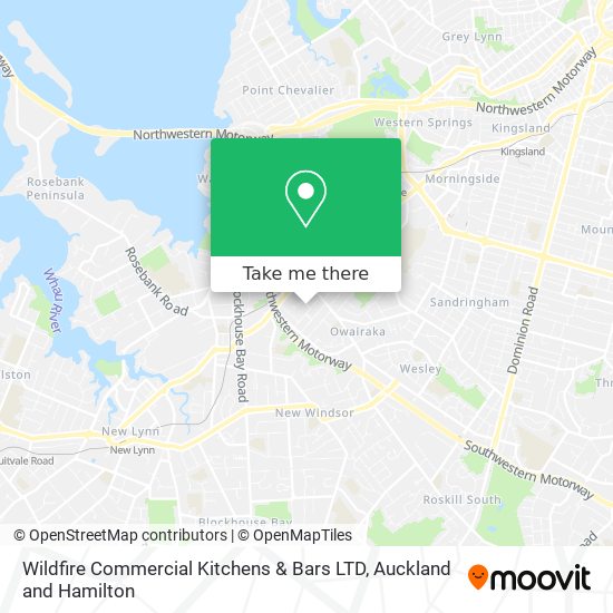 Wildfire Commercial Kitchens & Bars LTD map