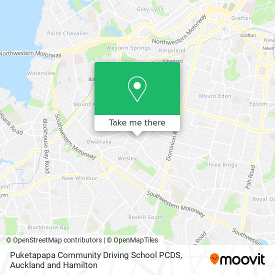 Puketapapa Community Driving School PCDS地图