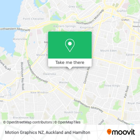 Motion Graphics NZ map