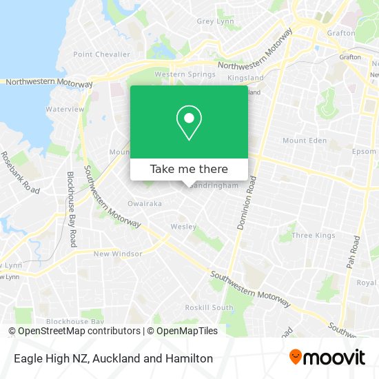 Eagle High NZ map