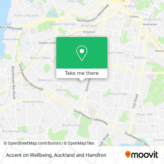 Accent on Wellbeing map