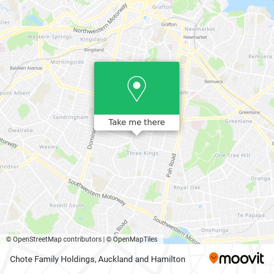 Chote Family Holdings map