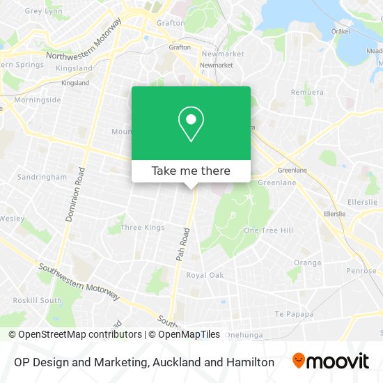 OP Design and Marketing map