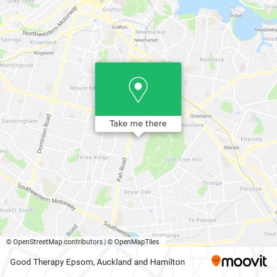 Good Therapy Epsom map