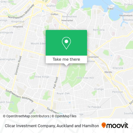 Clicar Investment Company map
