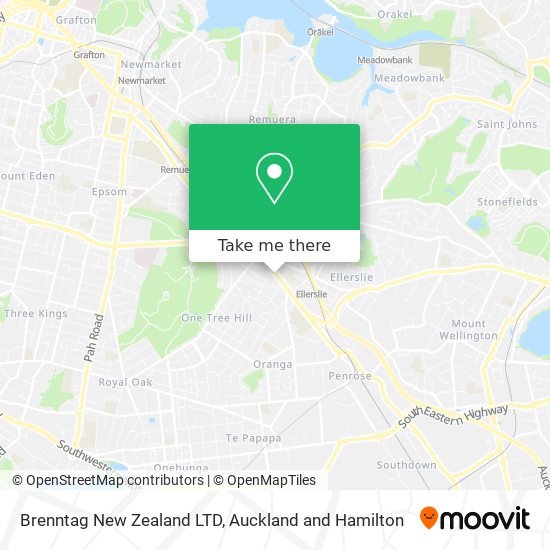 Brenntag New Zealand LTD map