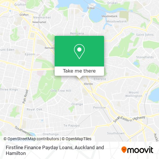 Firstline Finance Payday Loans map