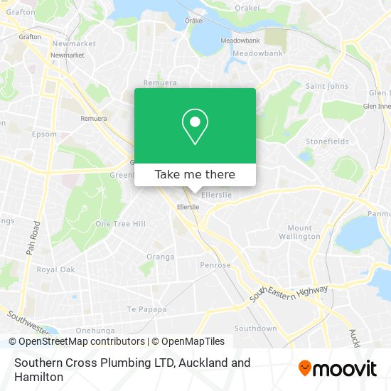 Southern Cross Plumbing LTD map