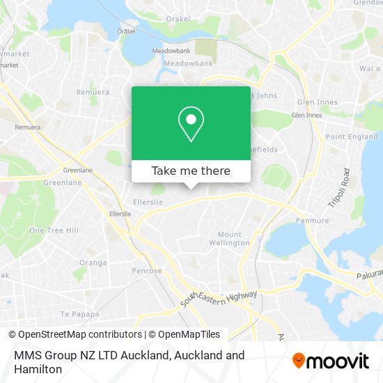 MMS Group NZ LTD Auckland map