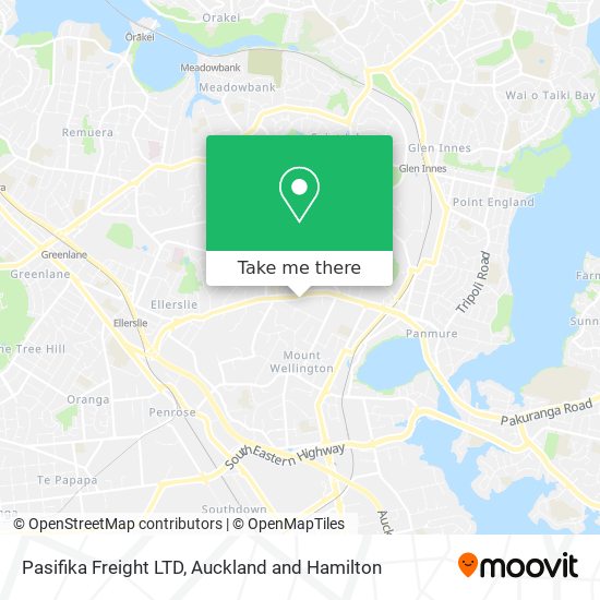 Pasifika Freight LTD map