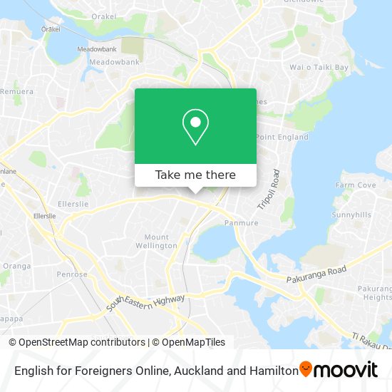English for Foreigners Online map