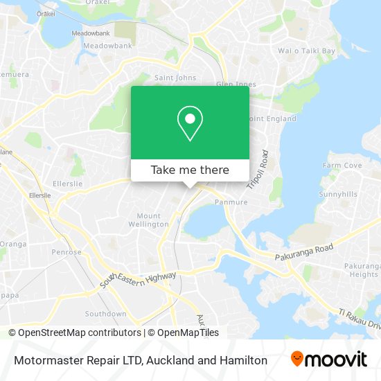 Motormaster Repair LTD map