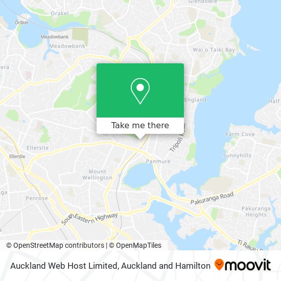 Auckland Web Host Limited map