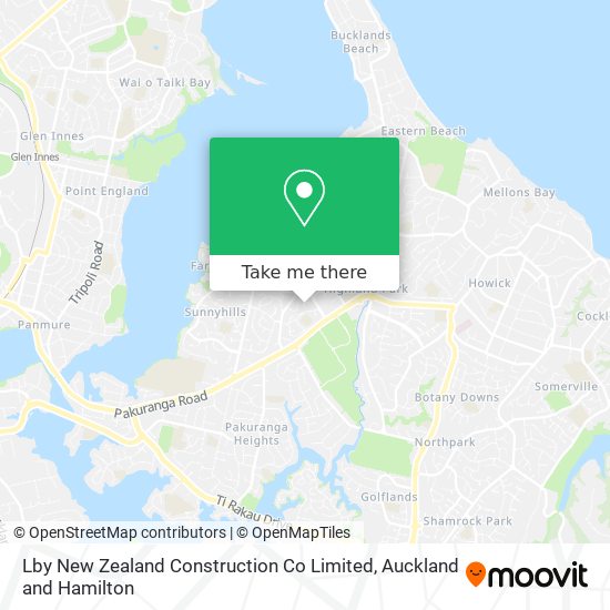 Lby New Zealand Construction Co Limited map