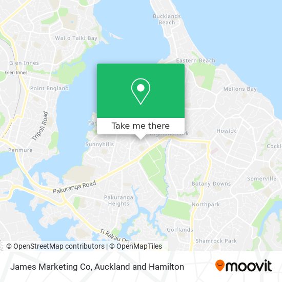 James Marketing Co map