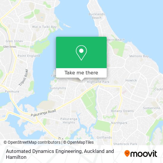 Automated Dynamics Engineering map