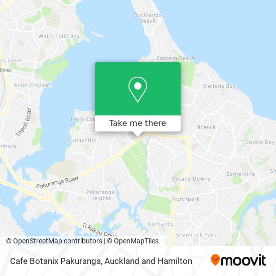 Cafe Botanix Pakuranga map