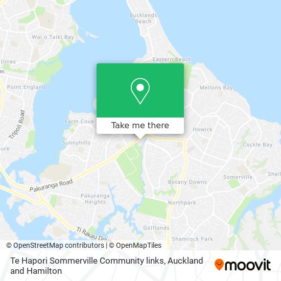 Te Hapori Sommerville Community links map