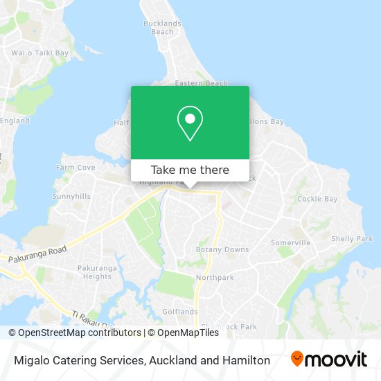 Migalo Catering Services map