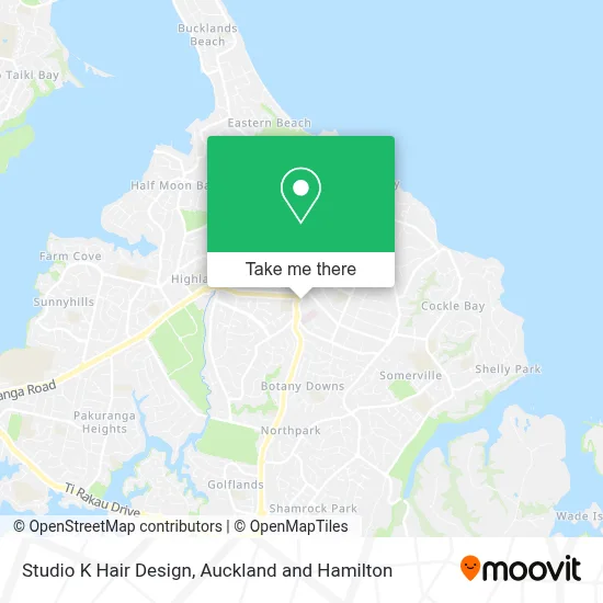 Studio K Hair Design map