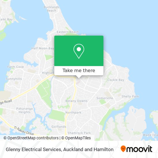 Glenny Electrical Services map