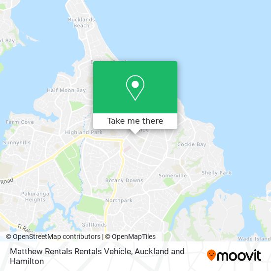 Matthew Rentals Rentals Vehicle map