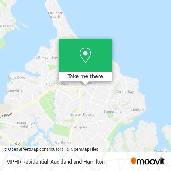 MPHR Residential map