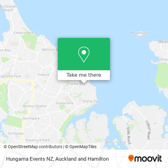 Hungama Events NZ map