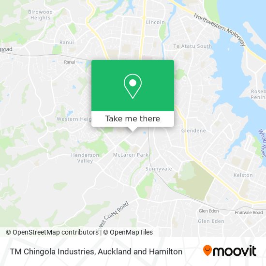 TM Chingola Industries map