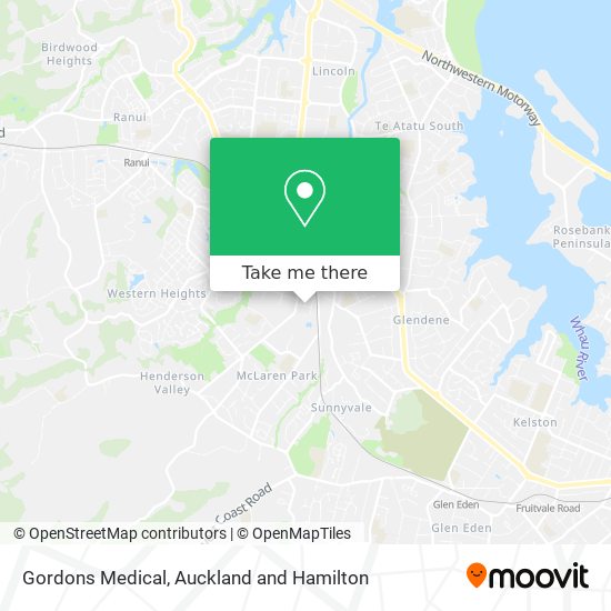 Gordons Medical地图