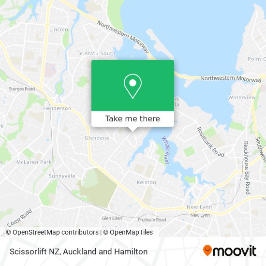 Scissorlift NZ map