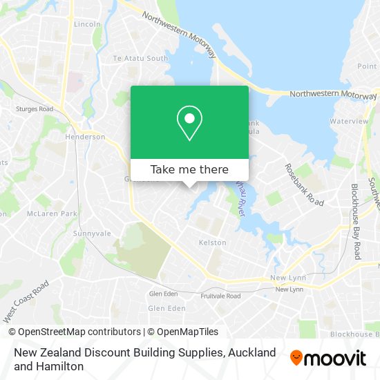 New Zealand Discount Building Supplies map