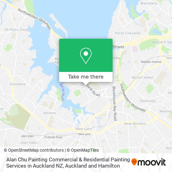 Alan Chu Painting Commercial & Residential Painting Services in Auckland NZ map