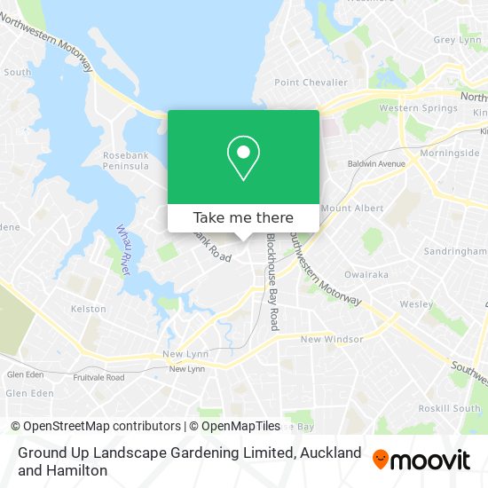 Ground Up Landscape Gardening Limited map