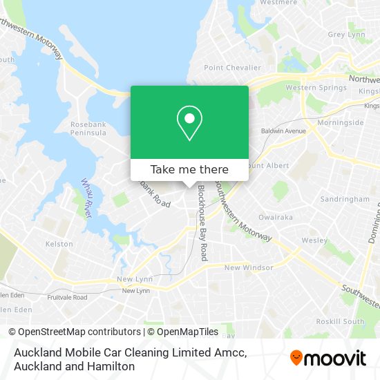 Auckland Mobile Car Cleaning Limited Amcc map