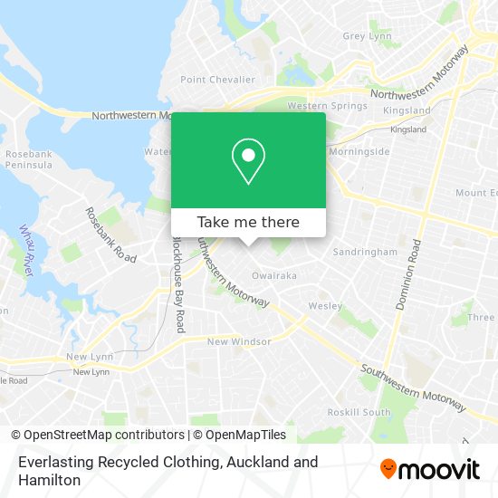 Everlasting Recycled Clothing map
