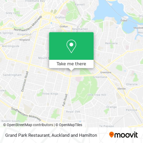 Grand Park Restaurant map