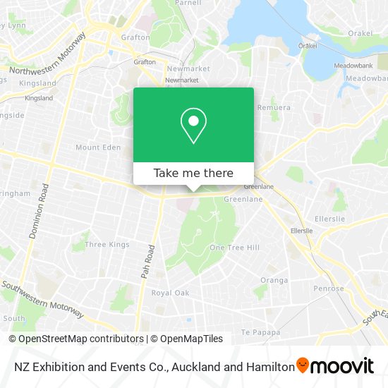 NZ Exhibition and Events Co. map