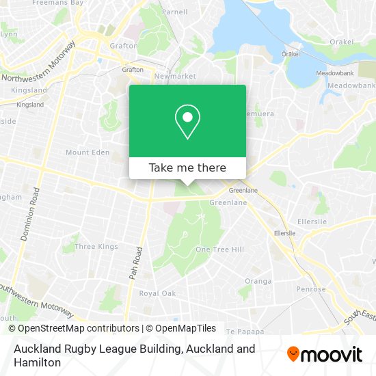 Auckland Rugby League Building地图