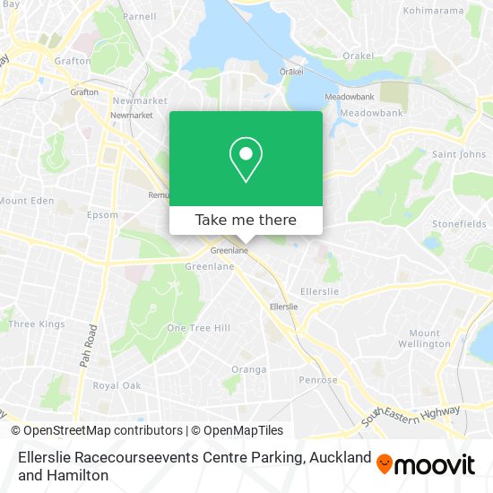 Ellerslie Racecourseevents Centre Parking map