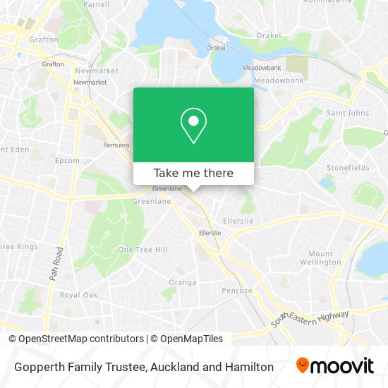 Gopperth Family Trustee map