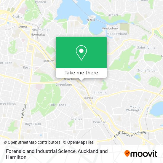 Forensic and Industrial Science map