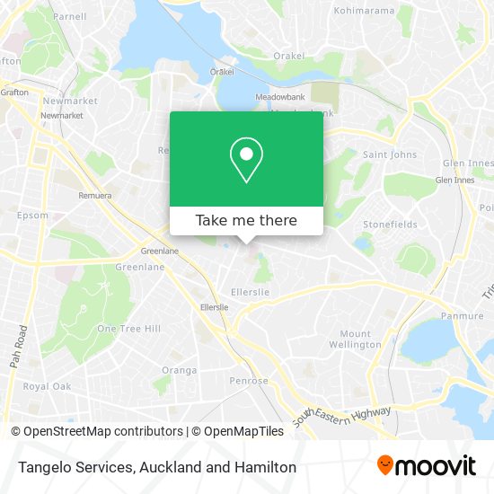 Tangelo Services map