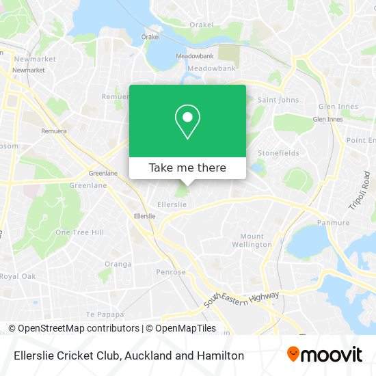 Ellerslie Cricket Club map