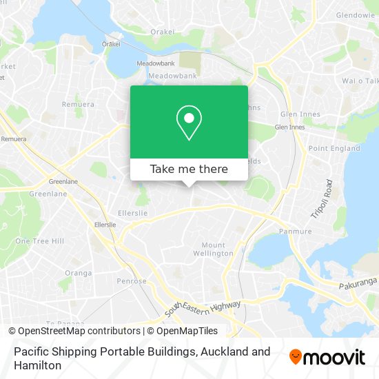 Pacific Shipping Portable Buildings map