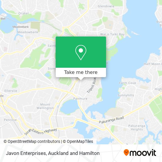 Javon Enterprises map