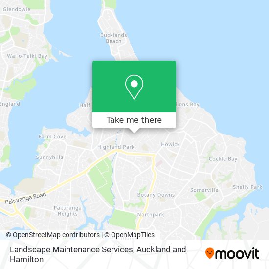 Landscape Maintenance Services map